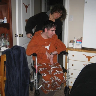 Alex seeing his Texas room