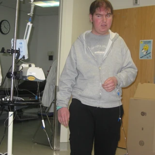 Alex at the hospital