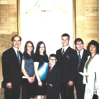 Wernli family inside the MTC