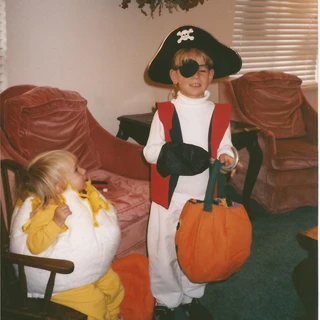 Alex in a Pirate costume