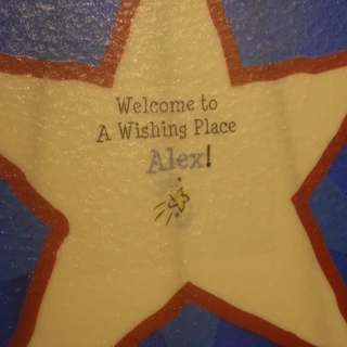 Make A Wish Welcome sign