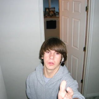 Alex listening to music