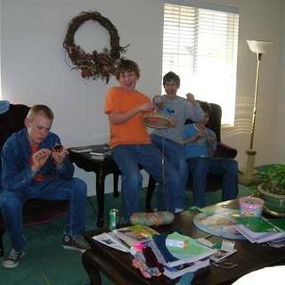 Alex's friends (Clayton, Matt, Daniel, and Jacob)