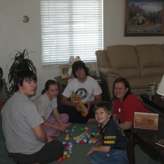 Wernli kids on easter