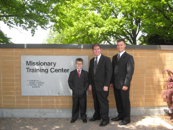 Alex, Chris, and Josh in front of the MTC