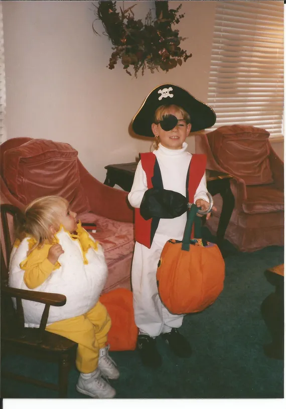 Alex in a Pirate costume