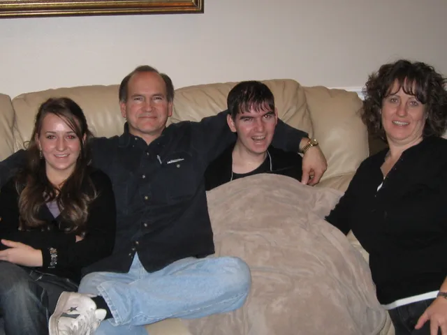 Alex, Nicole, Mom, and Dad