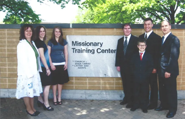 Wernli family in front of the MTC