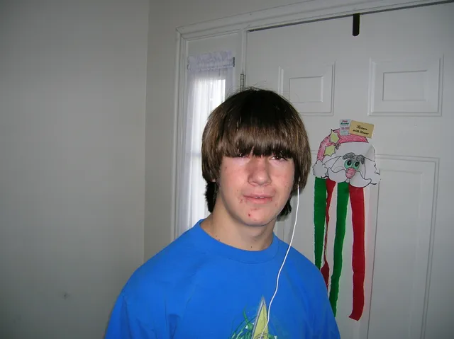 Alex listening to music